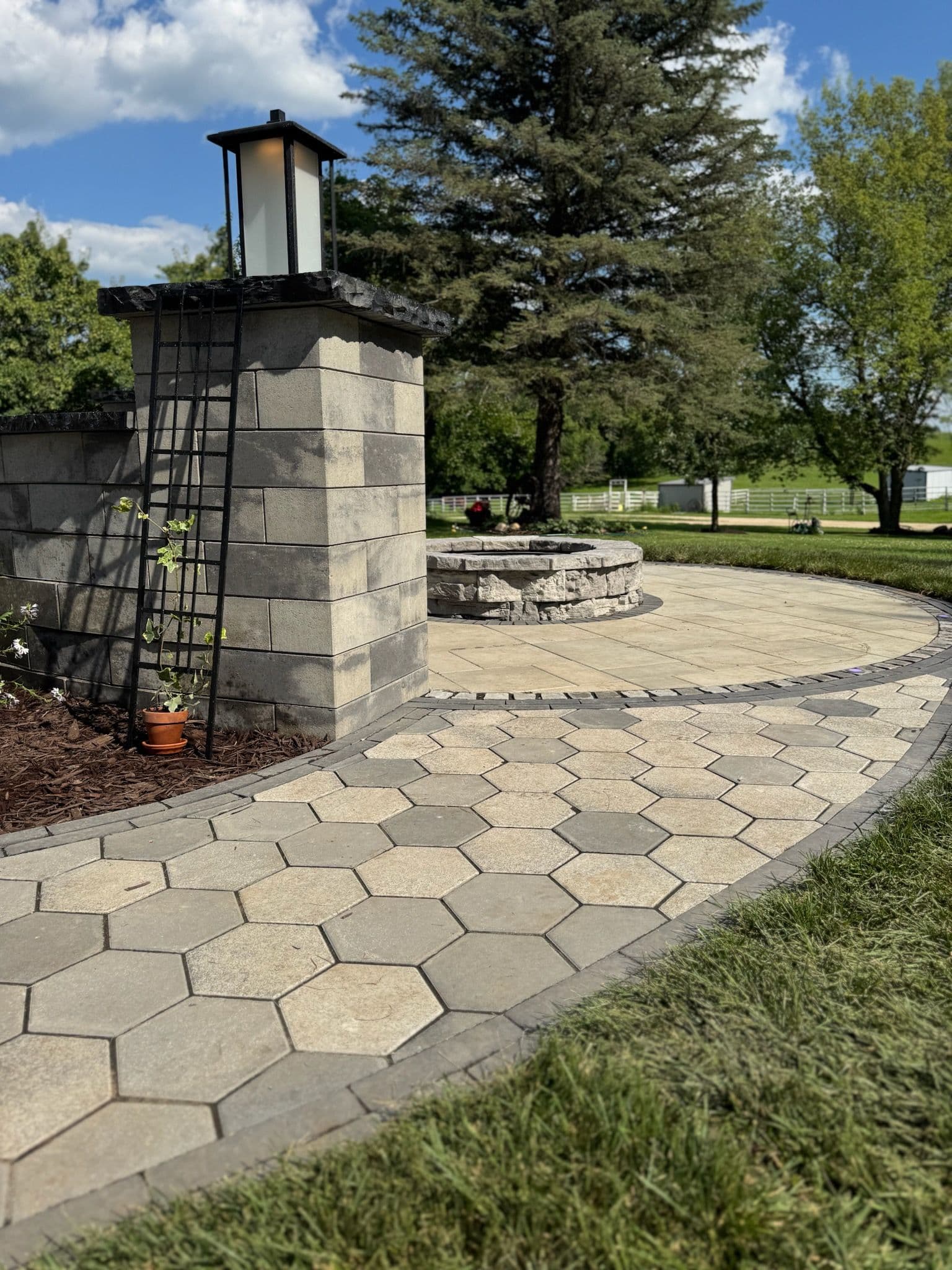 Project Stunning Patio and Firepit Installation in Cannon Falls image