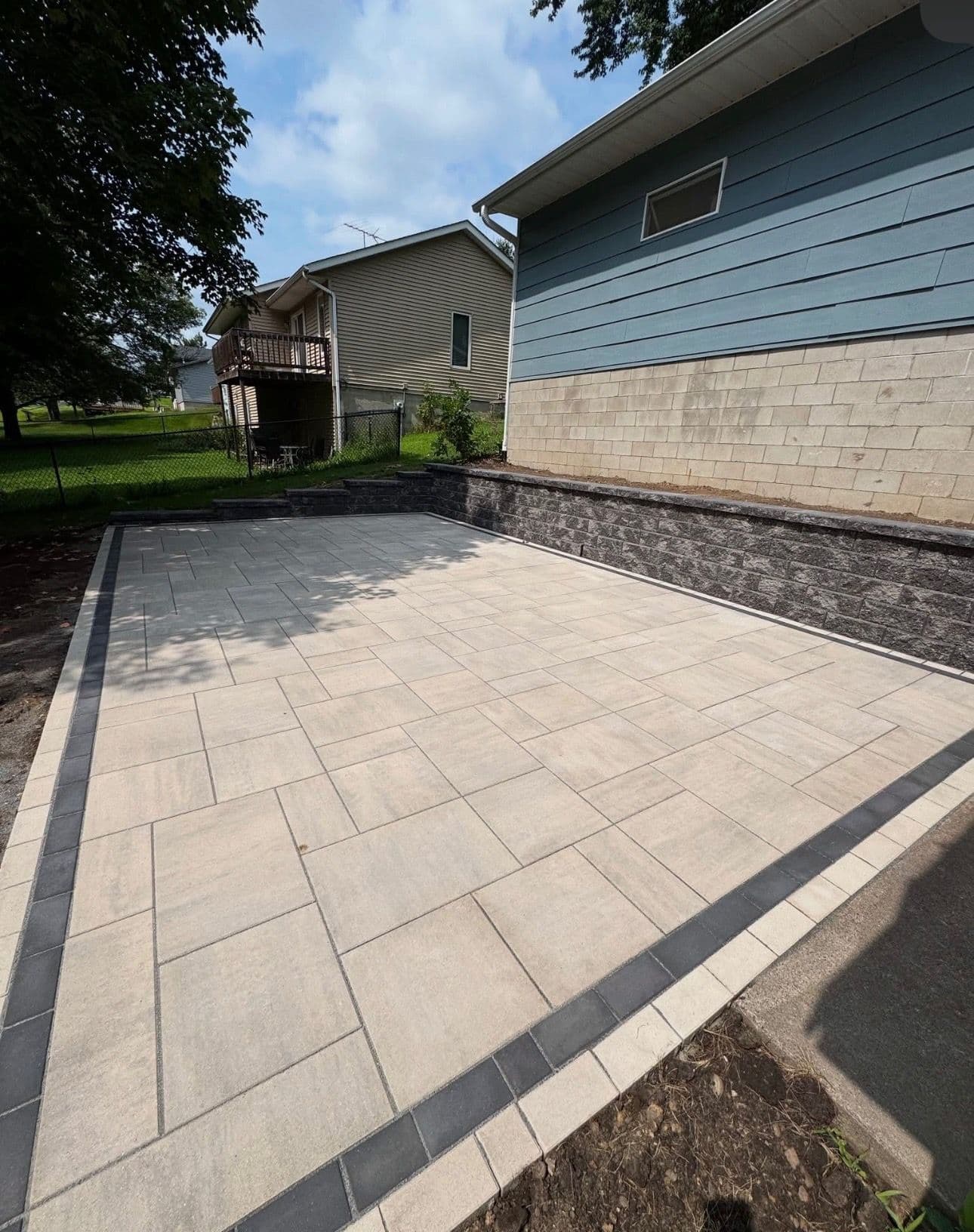Inviting Patio with Retaining Wall in Cannon Falls image